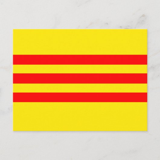 Vietnam-Flagge (neu) Postkarte (Vorderseite)