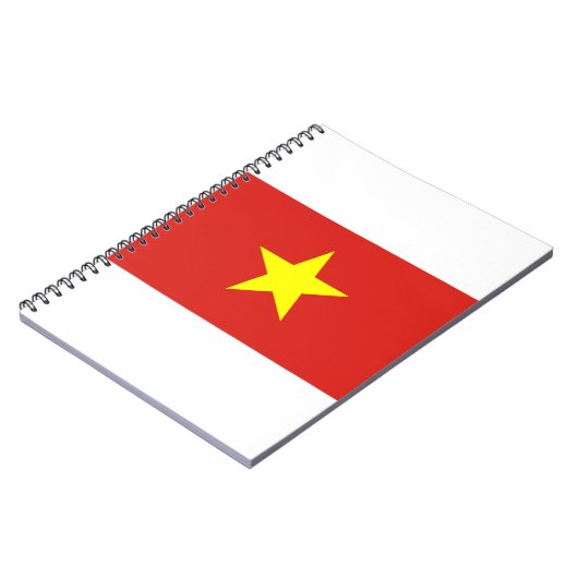 Vietnam-Flagge Notizblock (Linke Seite)