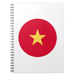 Vietnam-Flagge Notizblock
