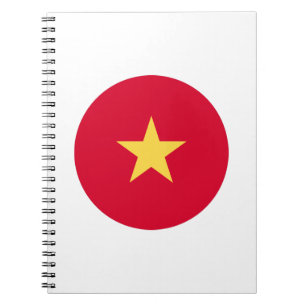 Vietnam-Flagge Notizblock