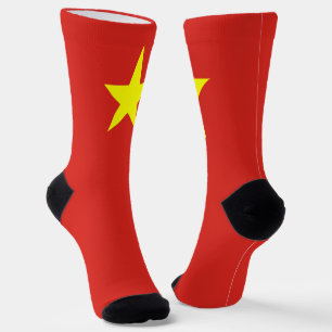 Vietnam-Flagge Patriotisch-Vietnamesischer Nationa Socken