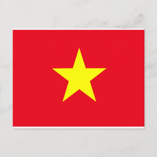 Vietnam-Flagge Postkarte