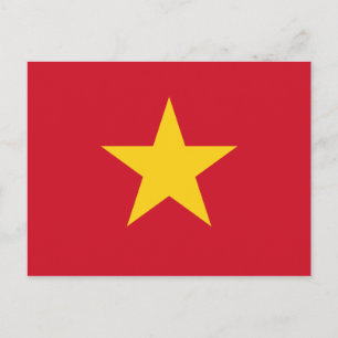 vietnam-Flagge Postkarte