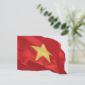 vietnam-Flagge Postkarte (Stehend Vorderseite)