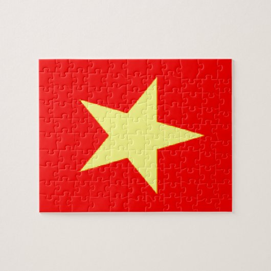 vietnam-Flagge Puzzle (Horizontal)