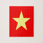 vietnam-Flagge Puzzle (Vertikal)