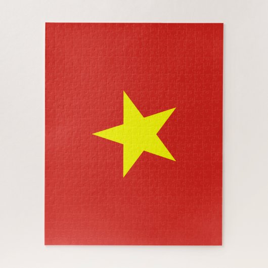 Vietnam-Flagge Puzzle (Vertikal)
