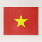 Vietnam-Flagge Puzzle (Horizontal)