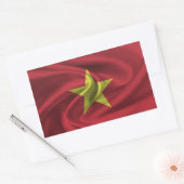 Vietnam-Flagge Rechteckiger Aufkleber (Umschlag)