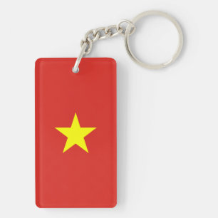 Vietnam-Flagge Schlüsselanhänger