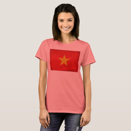 Vietnam-Flagge T-Shirt (Vorne ganz)