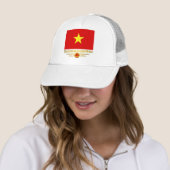 Vietnam-Flagge Truckerkappe (Beispiel)