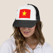 vietnam-Flagge Truckerkappe (Beispiel)