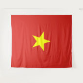 Vietnam-Flagge Wandteppich (Vorderseite (Horizontal))