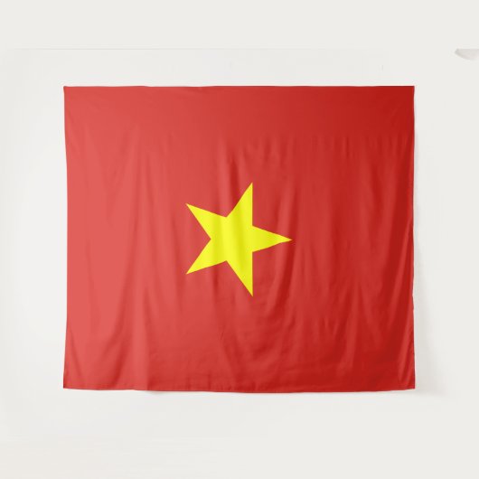 Vietnam-Flagge Wandteppich (Vorderseite (Horizontal))