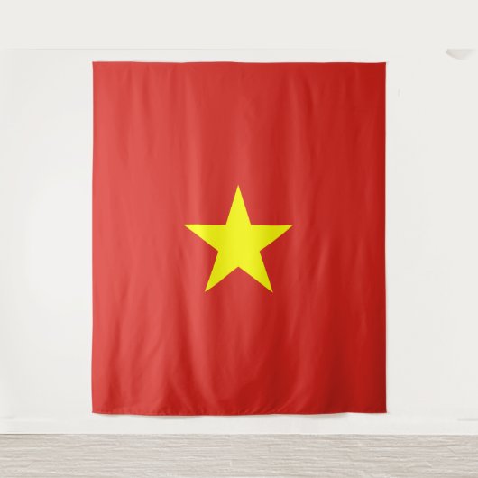 Vietnam-Flagge Wandteppich (Vorderseite)