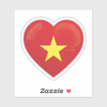 Vietnam Flaggen-Liebe-Symbol