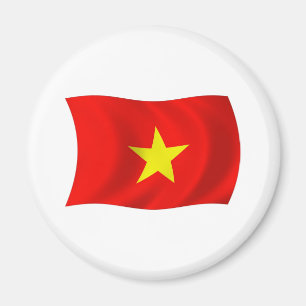 Vietnam-Flaggenmagnet Magnet