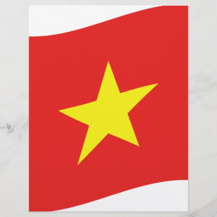 Vietnam-Flaggenwelle