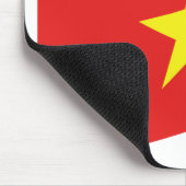Vietnam-Flaggenwelle Mousepad (Ecke)