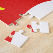 Vietnam-Flaggenwelle Puzzle (Seite)