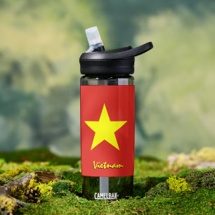 Vietnam-Flasche, patriotische vietnamesische Flagg Trinkflasche