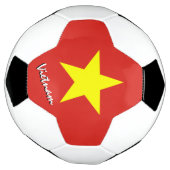 Vietnam - Fußball und Vietnameflagge / Sport (Gedreht)