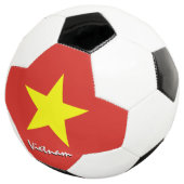 Vietnam - Fußball und Vietnameflagge / Sport (Dreiviertel)