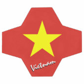 Vietnam - Fußball und Vietnameflagge / Sport (Flach)