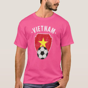 Vietnam Fußball Vietnam Flaggenfußball Vietnamesis T-Shirt