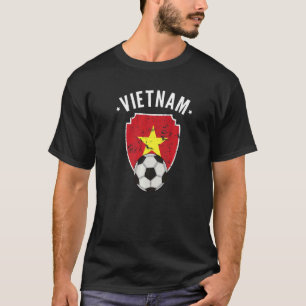 Vietnam Fußball Vietnam Flaggenfußball Vietnamesis T-Shirt