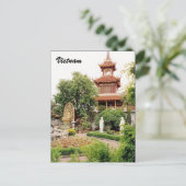 Vietnam-Garten Postkarte (Stehend Vorderseite)