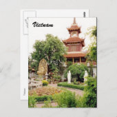 Vietnam-Garten Postkarte (Vorne/Hinten)
