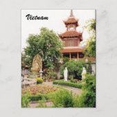 Vietnam-Garten Postkarte (Vorderseite)