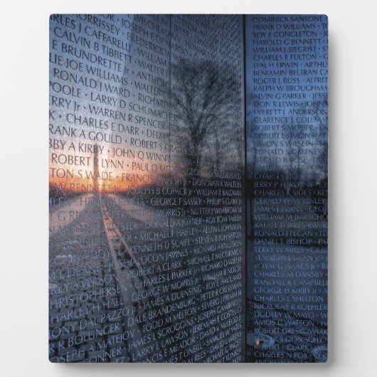 Vietnam-Gedenkfeier Fotoplatte (Vorderseite)