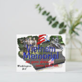 Vietnam-Gedenkkarte Postkarte (Stehend Vorderseite)