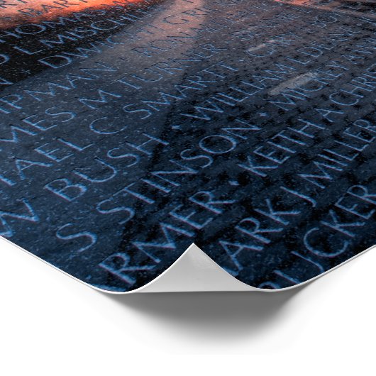 Vietnam-Gedenkstätte Poster (Ecke)