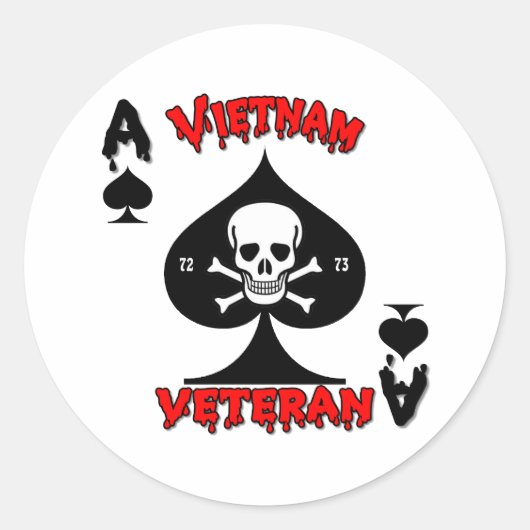 Vietnam - Geschenke 1972 bis 1973 Runder Aufkleber (Vorderseite)