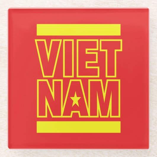 VIETNAM GLASUNTERSETZER (Vorderseite)