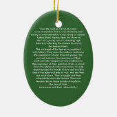 Vietnam-Held-Verzierung Keramik Ornament (Hinten)