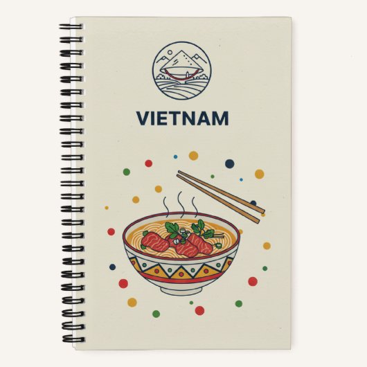 Vietnam Heritage & Culinary Travel Photo Archive Notizblock (Vorderseite)