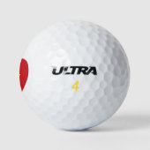 Vietnam-Herzenflagge Golfball (Logo)