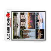 Vietnam - Ho Chi Minh City Saigon - Magnet (Horizontal)