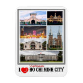 Vietnam - Ho Chi Minh City Saigon - Magnet (Vertikal)