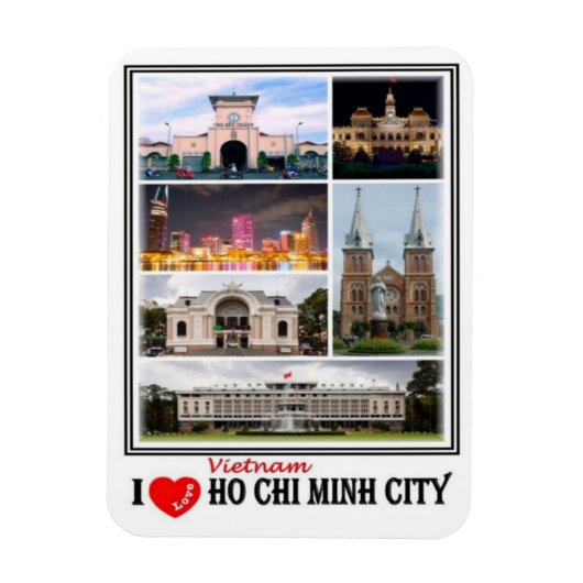 Vietnam - Ho Chi Minh City Saigon - Magnet (Vertikal)