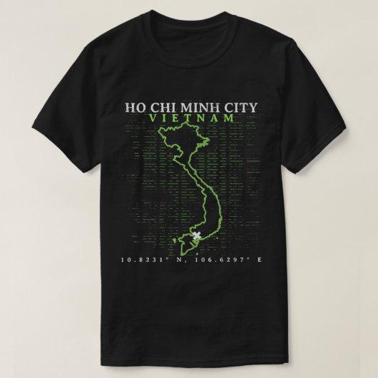 Vietnam Ho Chi Minh T-Shirt (Design vorne)