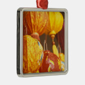 Vietnam, Hoi An Large Laternen, Souvenirs Silbernes Ornament (Rechts)