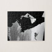 Vietnam:  Hubschrauber und Soldat näherndes targe Puzzle (Horizontal)