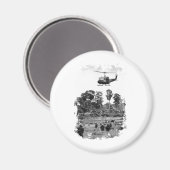 Vietnam Huey Landing Magnet (Vorderseite/Rückseite)