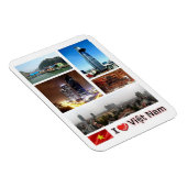 Vietnam - I Liebe - Magnet (Rechte Seite)